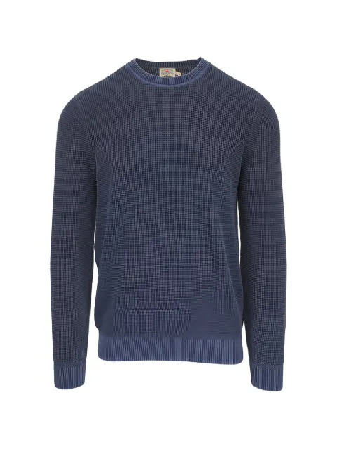 FAHERTY crewneck long-sleeve knitted sweater