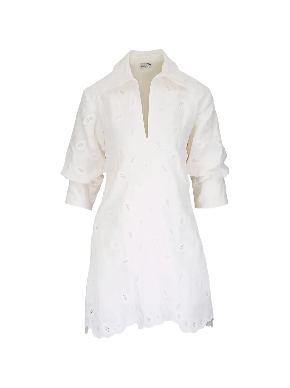 Simkhai Crissy ruffled mini dress - Bianco
