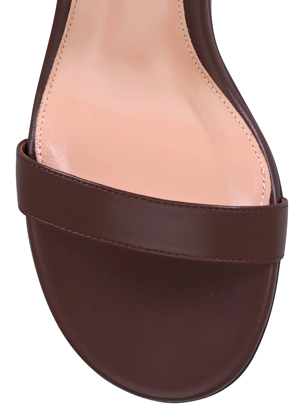 Gianvito Rossi leather wedge sandals Bruin