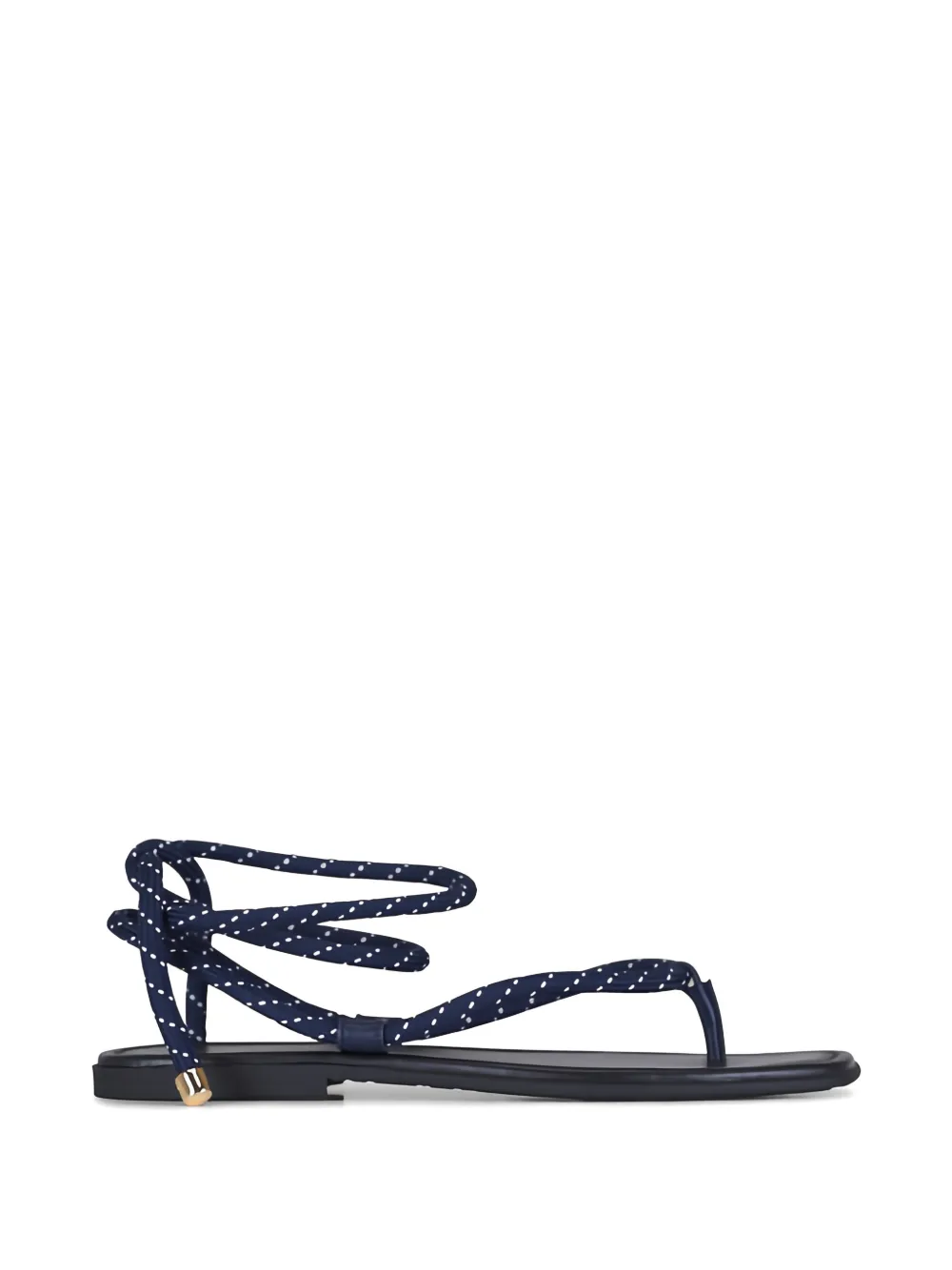 Veronica Beard Carmina rope detail sandals - Blu