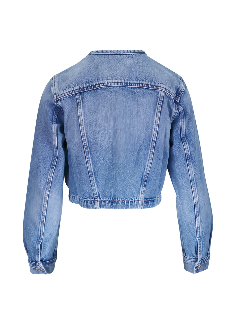  Citizens Of Humanity Buttoned Cropped Jacket - Blue 
