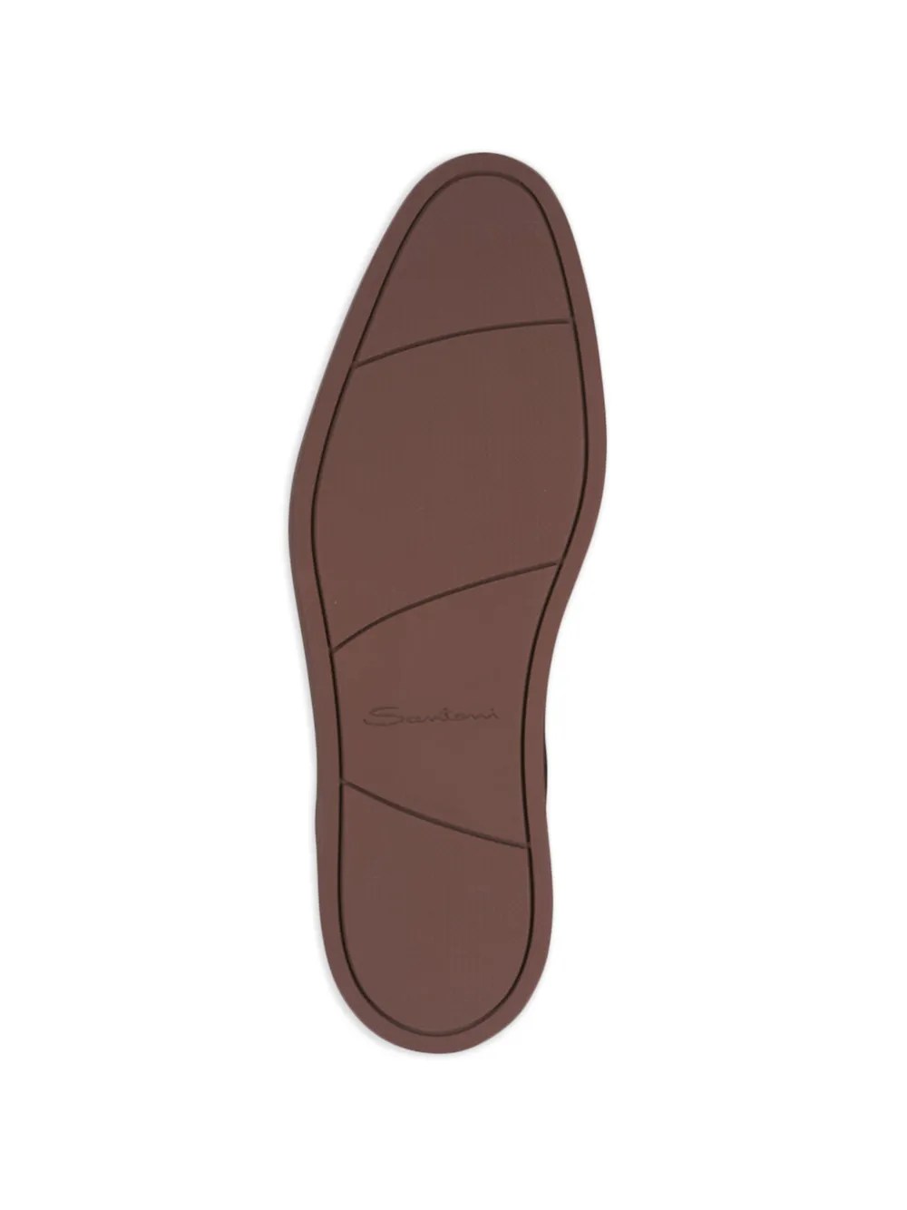 Santoni Suède veterschoenen Bruin