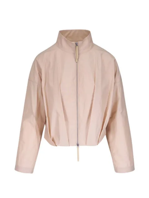 Lafayette 148 zip pleated jacket