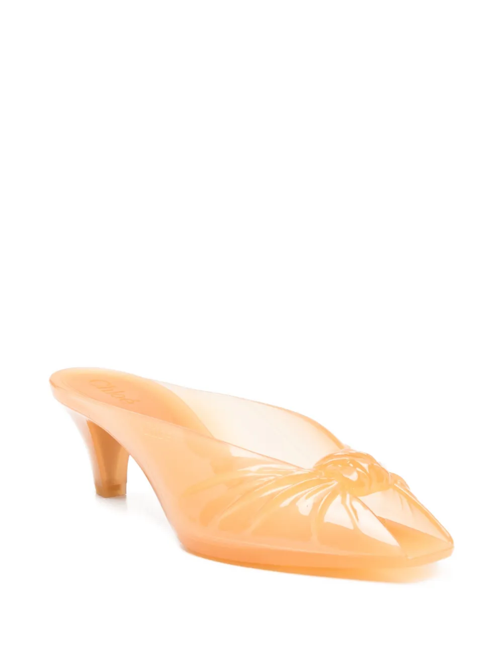 Chloé knotted mules Wit