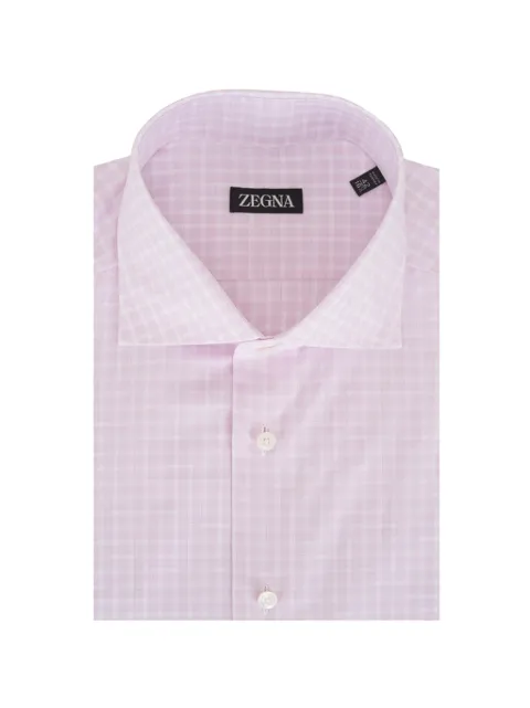 Zegna checked dress shirt