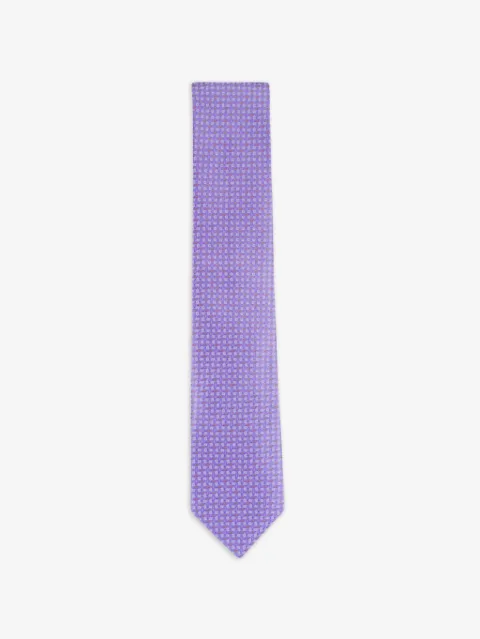 Canali geometric-patterned tie