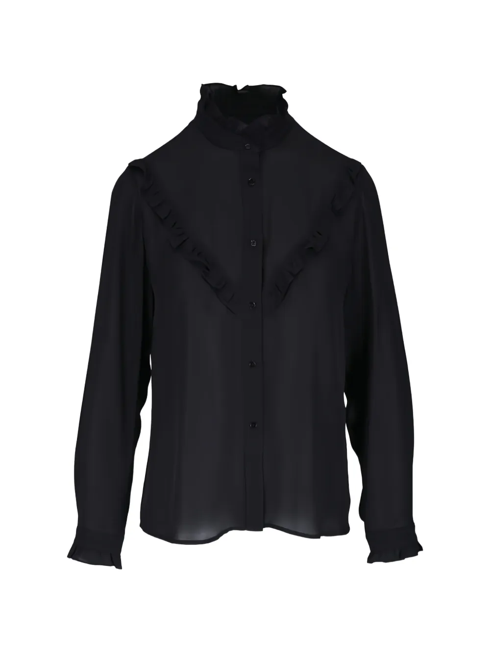Nili Lotan ruffled blouse - Nero