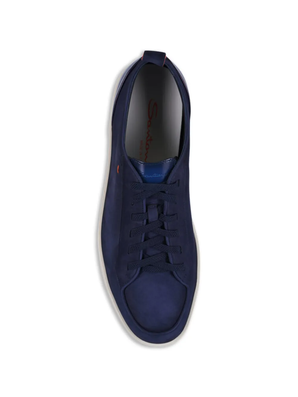 Santoni Suède sneakers Blauw
