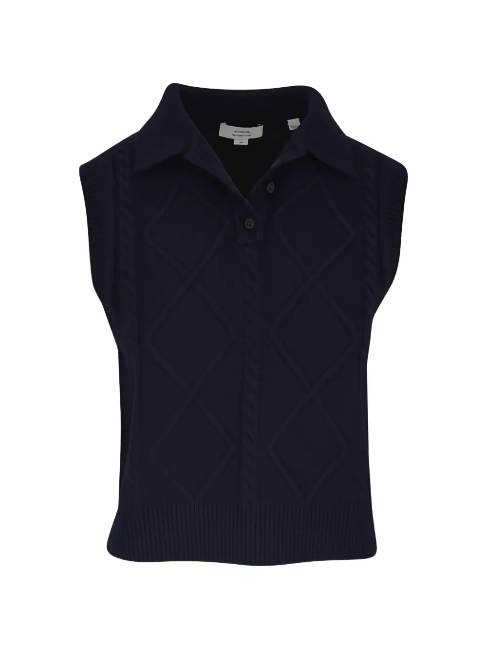 Vince cable-knit knitted vest - Blu