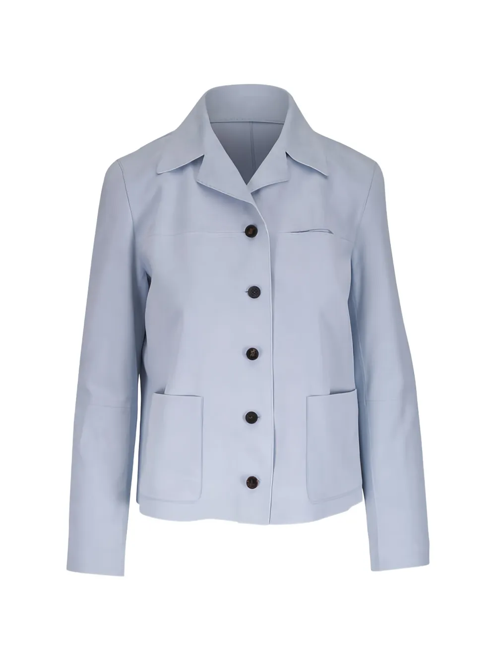 Lafayette 148 button suede jacket - Blu