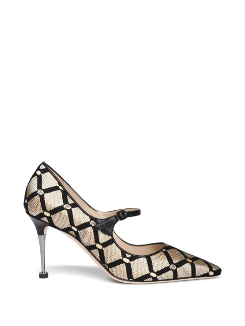 Manolo Blahnik Aleka patterned pumps