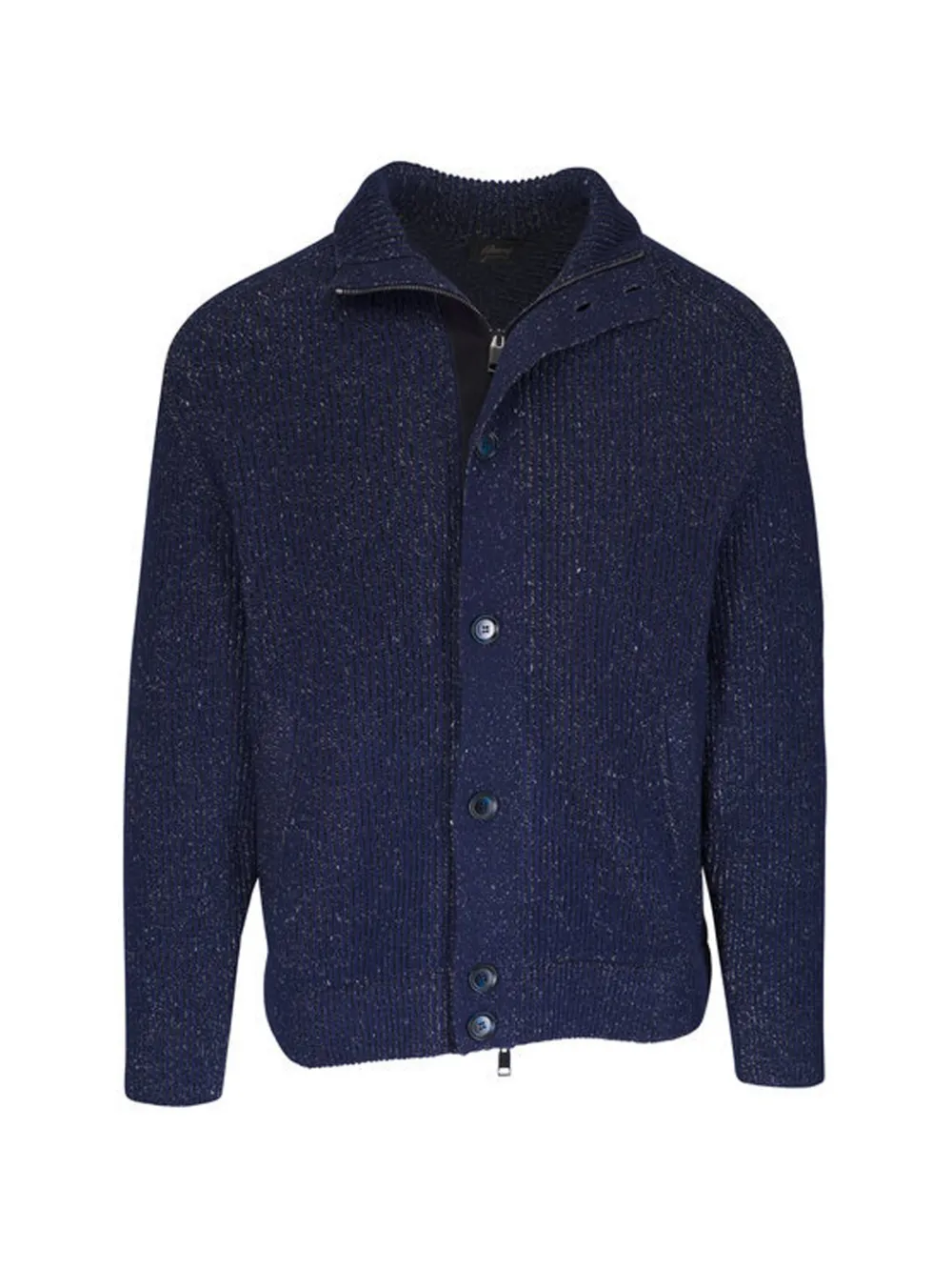 Brioni long-sleeves cardigan - Blu