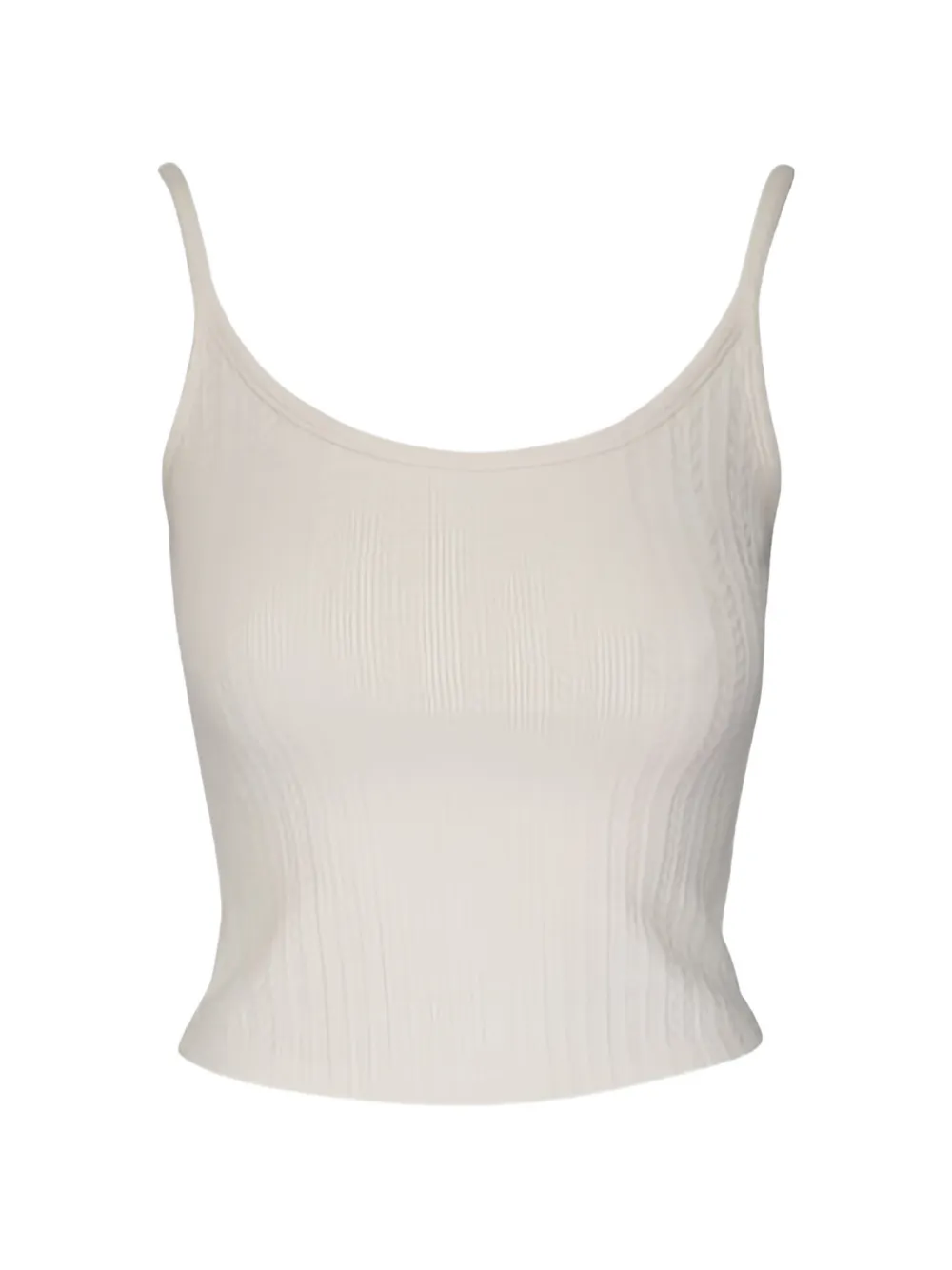 Veronica Beard Brodier knit tank top - Bianco