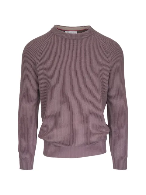 Brunello Cucinelli ribbed crew-neck sweater