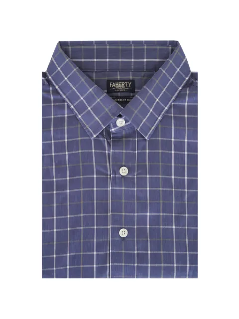 FAHERTY The Movement plaid-pattern shirt