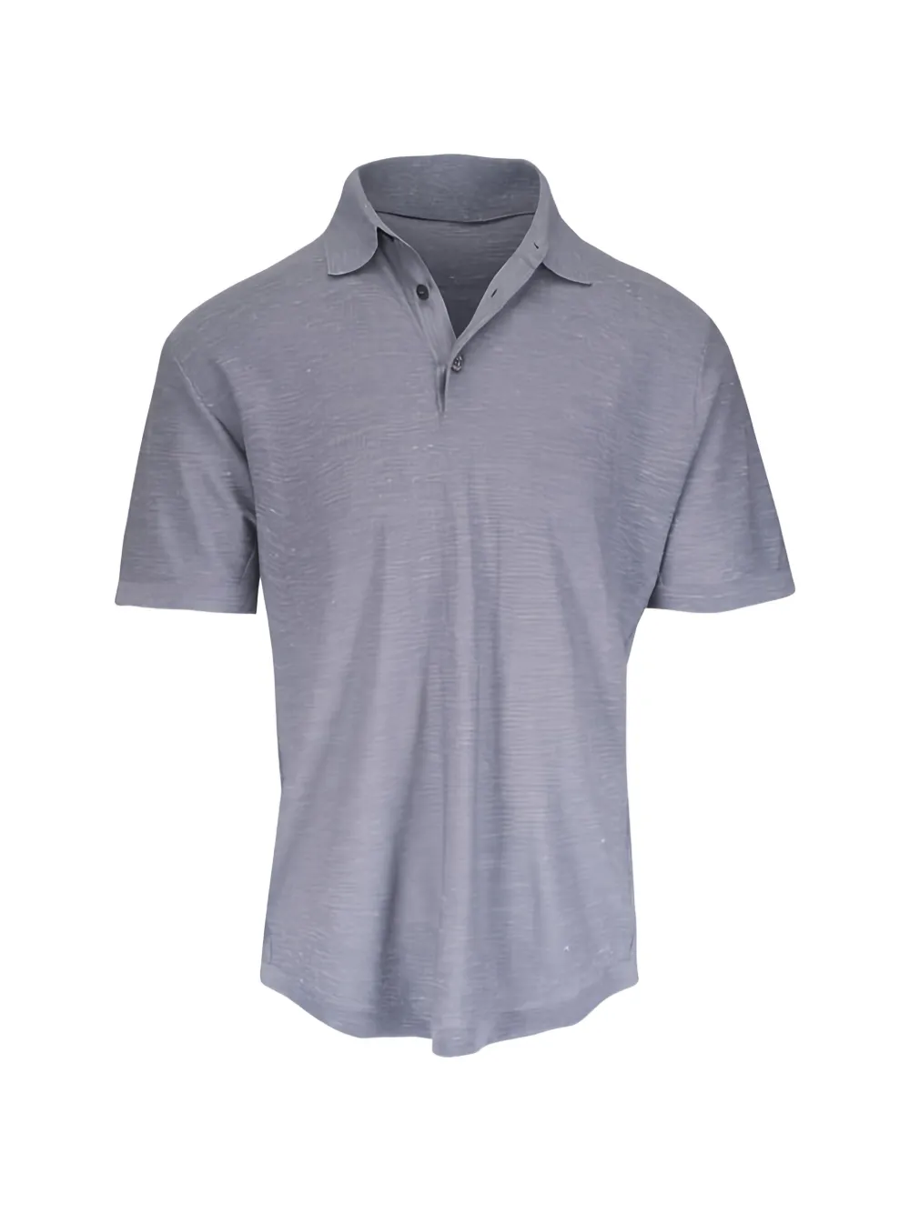 Brioni buttoned polo shirt - Grigio