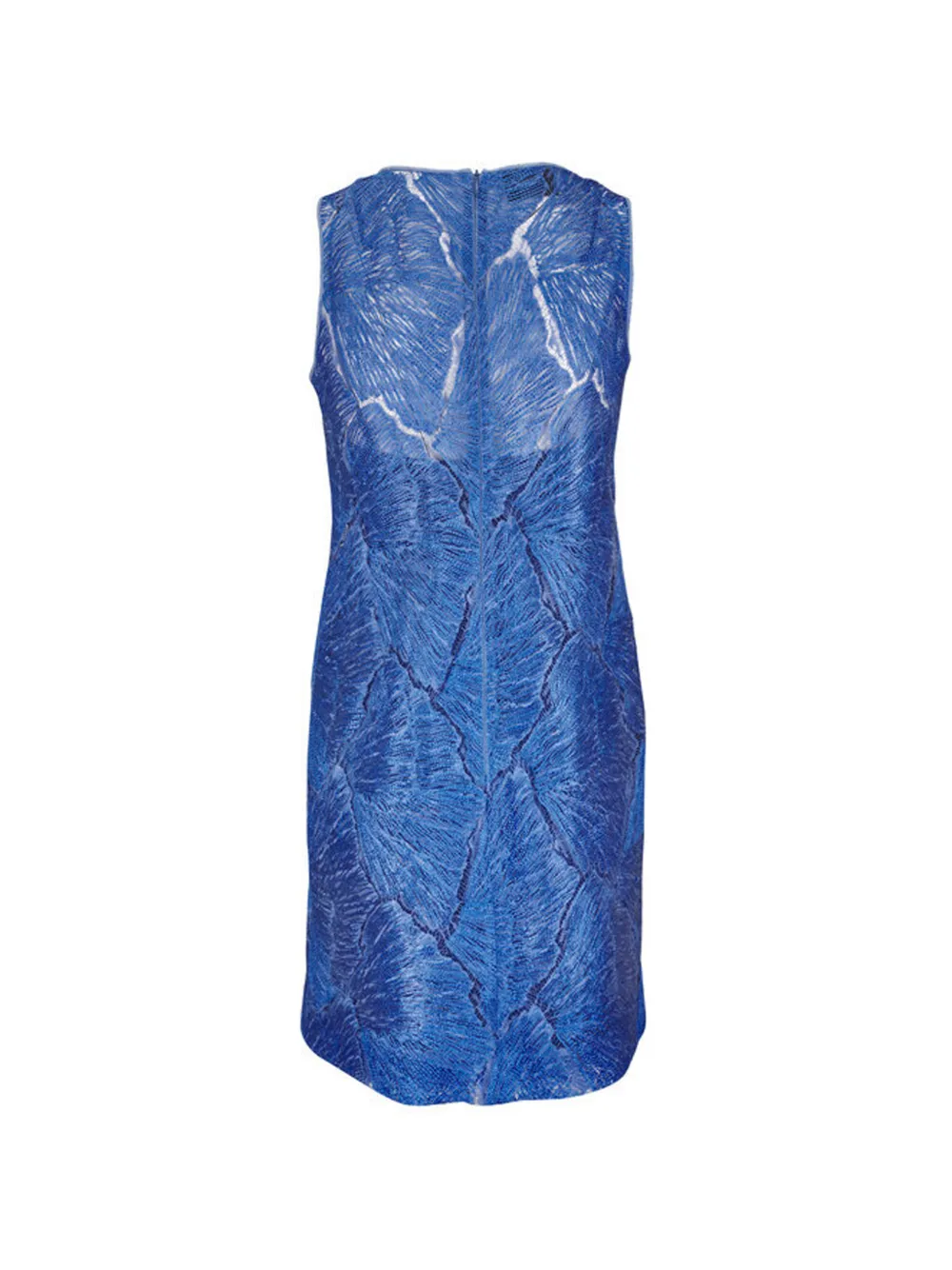  Akris Lace Mini Dress - Blue 