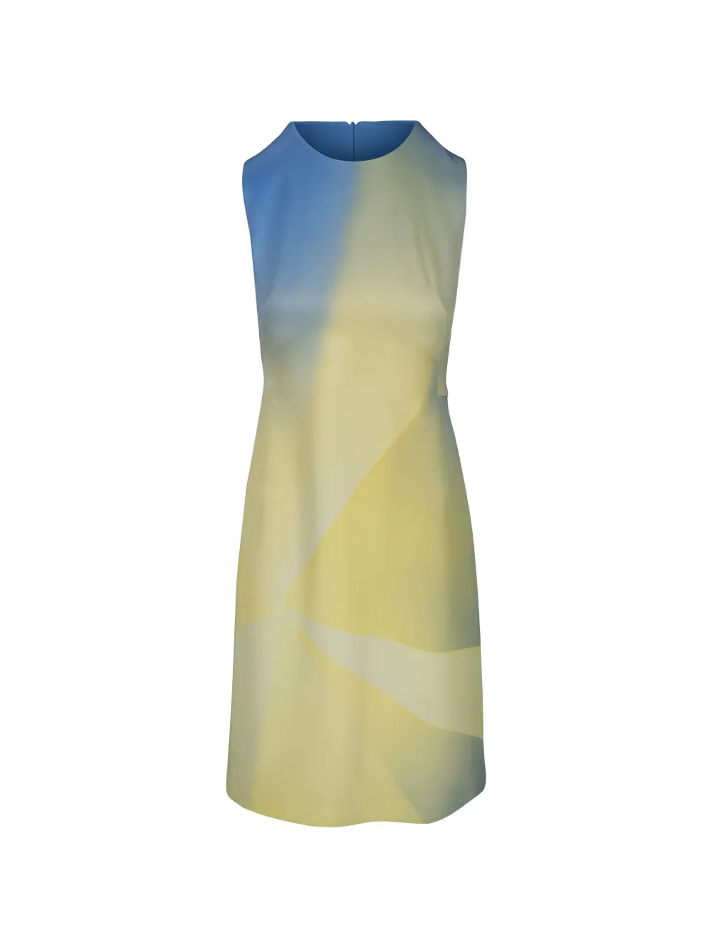 Akris geometric sleeveless dress - Blu