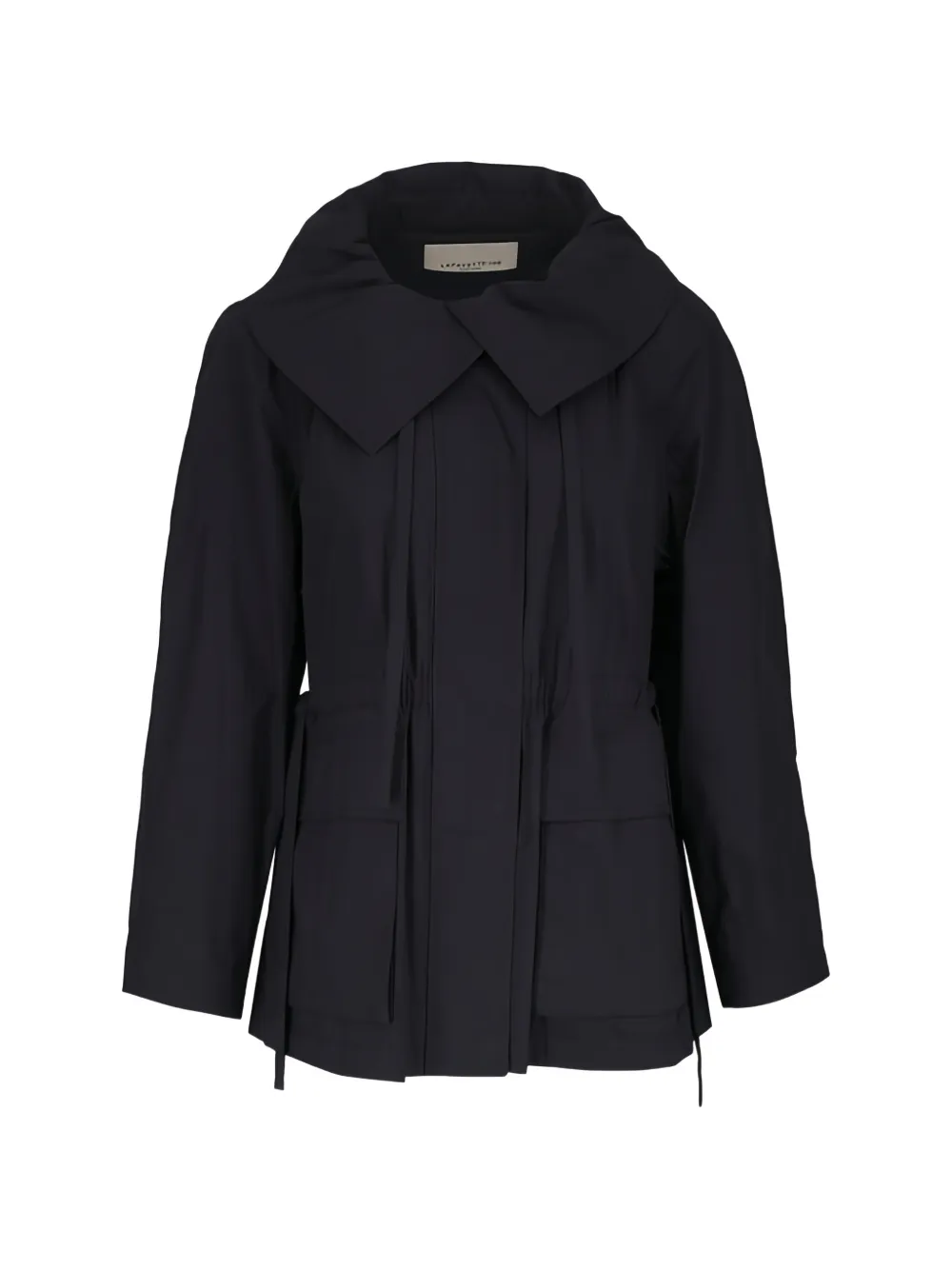 Lafayette 148 Travel collared oversized jacket - Nero