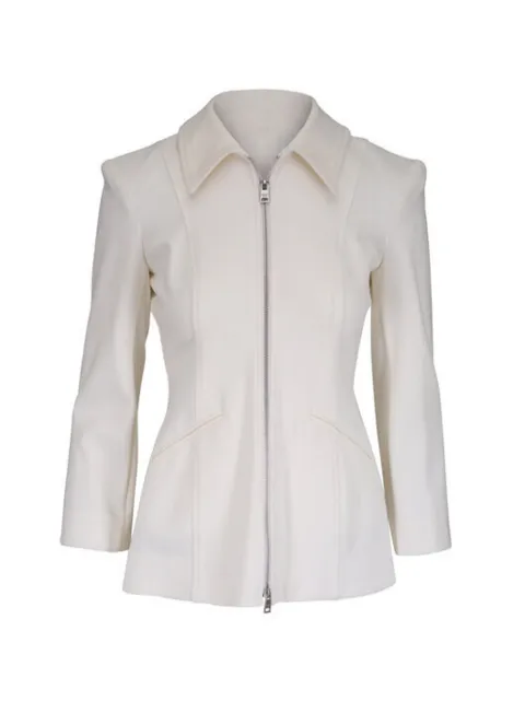 Veronica Beard Willis zip fitted jacket