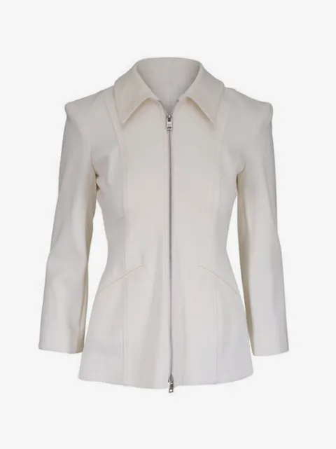 Veronica Beard Willis zip fitted jacket