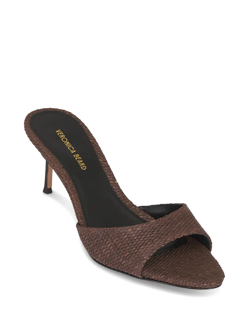 Veronica Beard Raffia sandalen Bruin