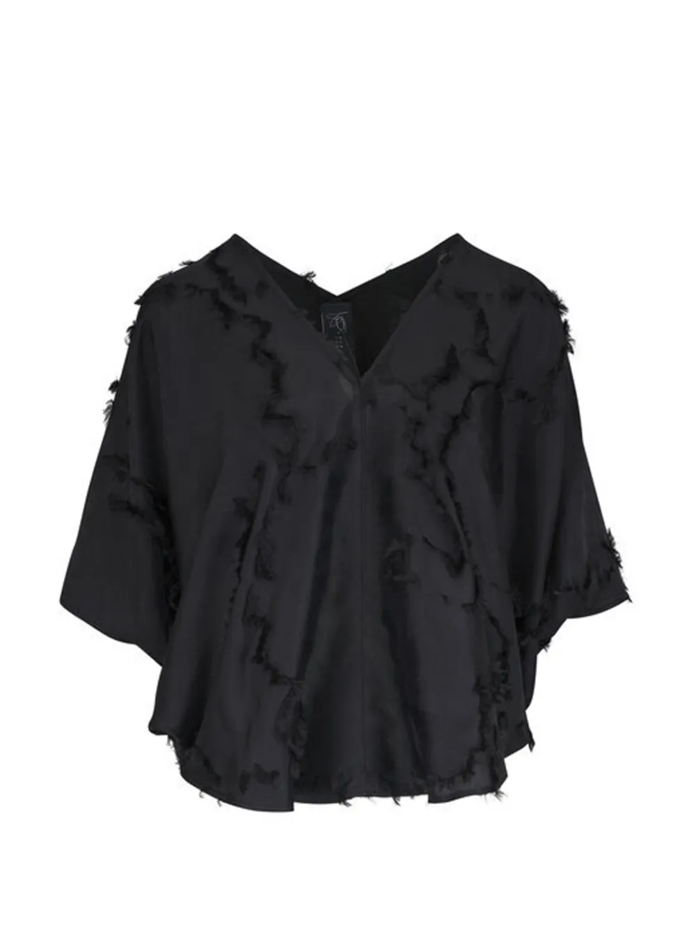 Zero + Maria Cornejo V-neck blouse - Nero