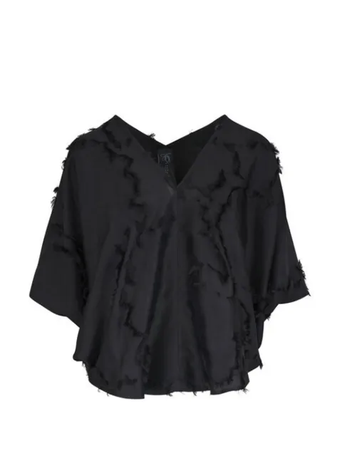 Zero + Maria Cornejo V-neck blouse