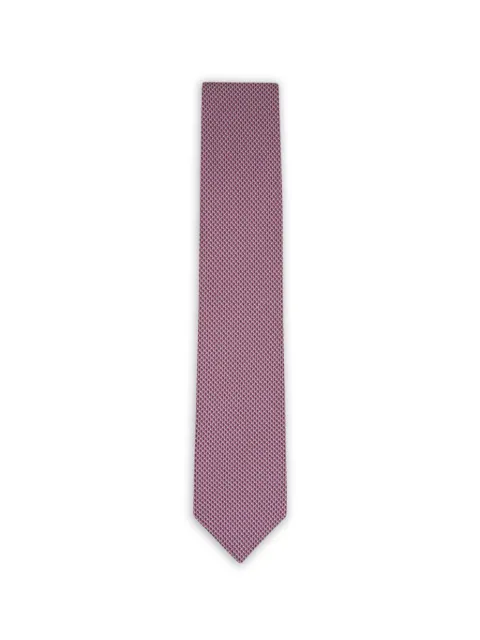 Brioni patterned silk tie