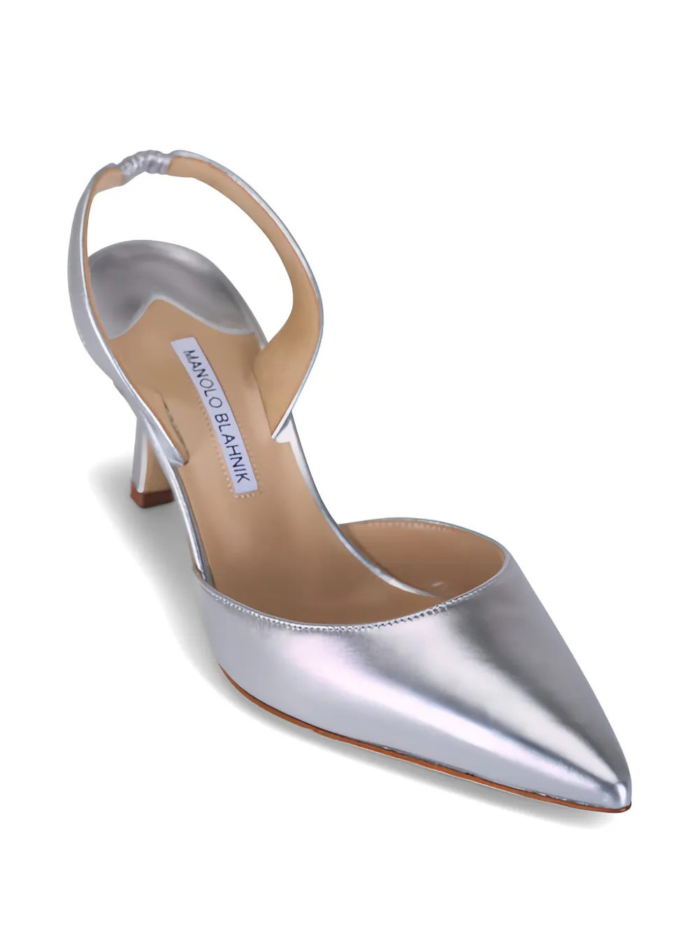 Manolo Blahnik Slingback pumps Zilver