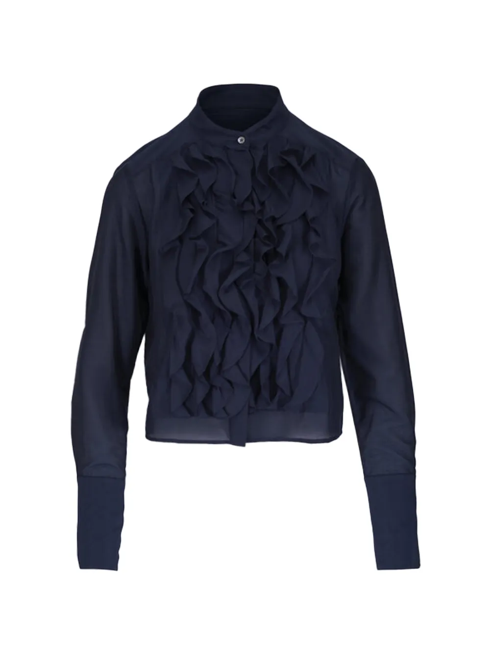 TWP ruffled blouse - Blu