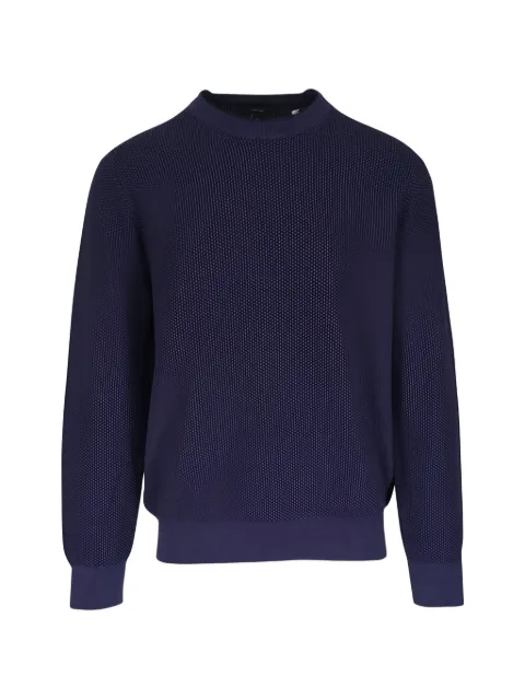 Vince Geo-Jacquard spring knit shirt