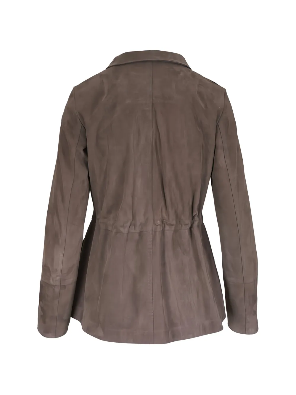 Akris Chianti Suede Jacket - Brown 