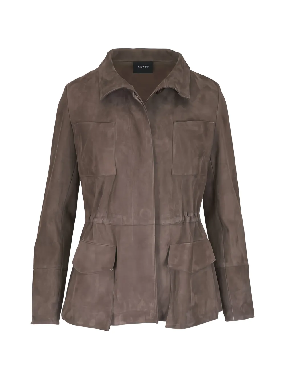 Akris Chianti suede jacket - Marrone