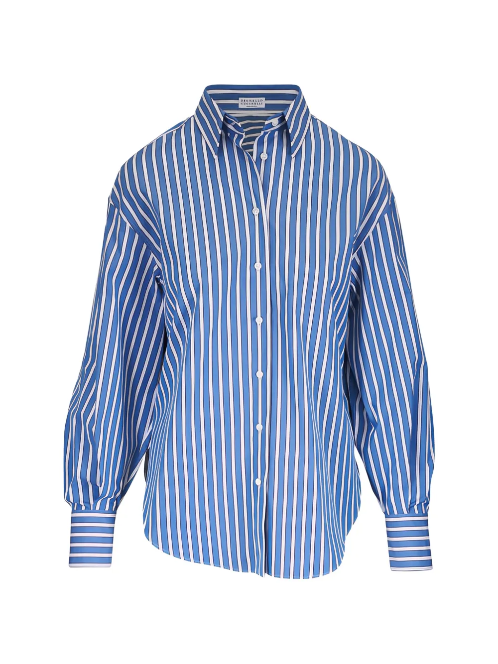 Brunello Cucinelli striped shirt - Blue