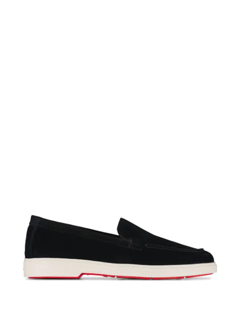 Santoni mocasines de gamuza