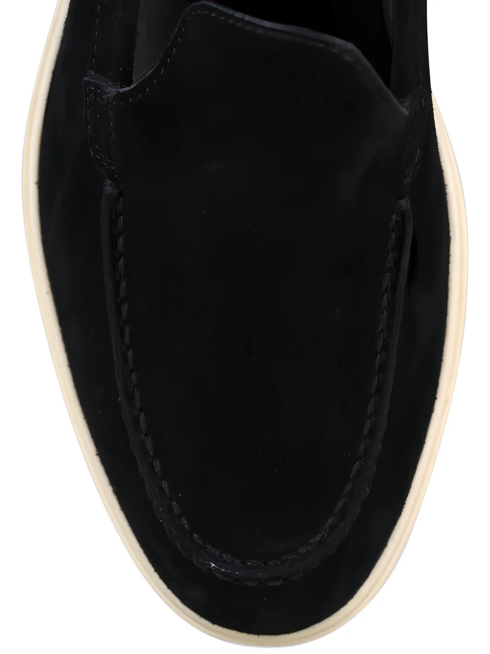 Santoni Suède loafers Zwart