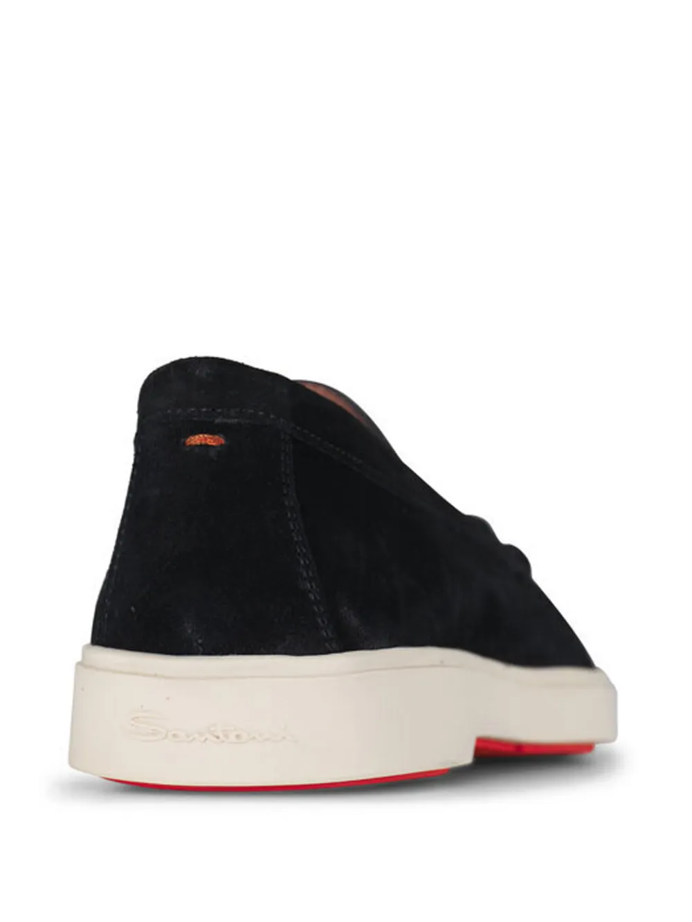 Santoni Suède loafers Zwart