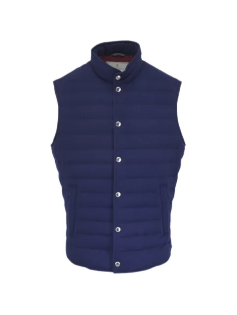 Brunello Cucinelli buttoned quilted waistcoat