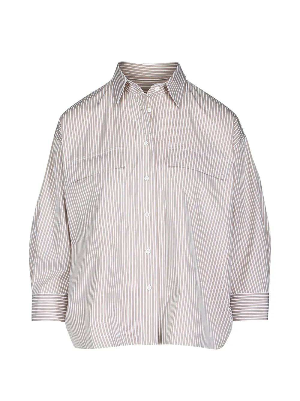 Brunello Cucinelli striped shirt - Neutrals