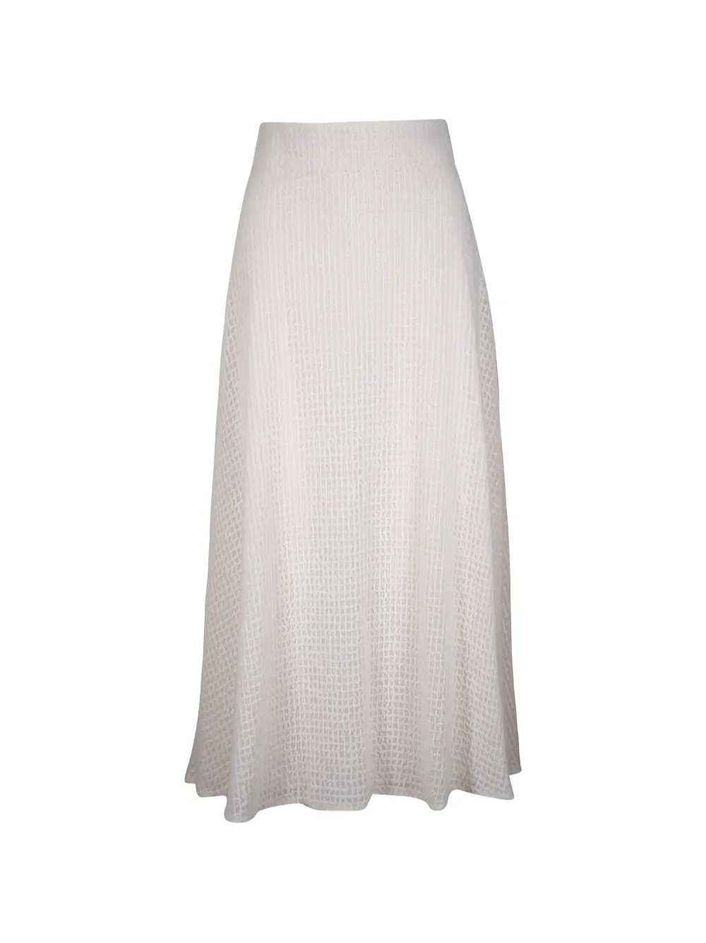 Akris midi A-line skirt - Bianco