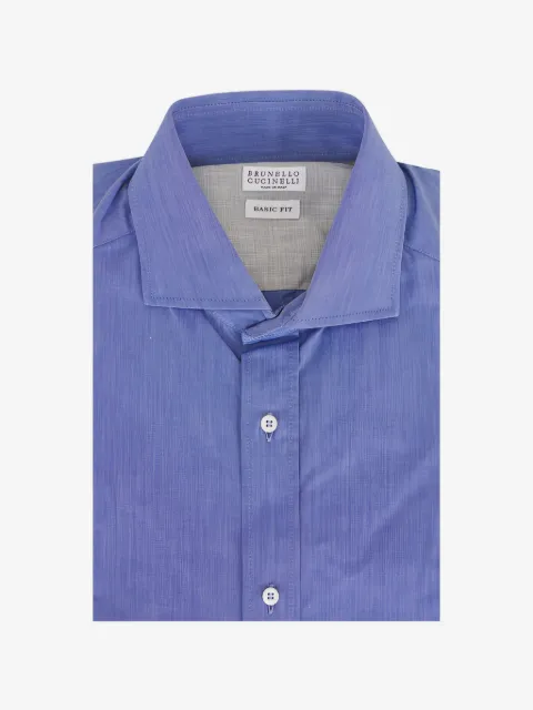 Brunello Cucinelli chemise à boutonnière devant