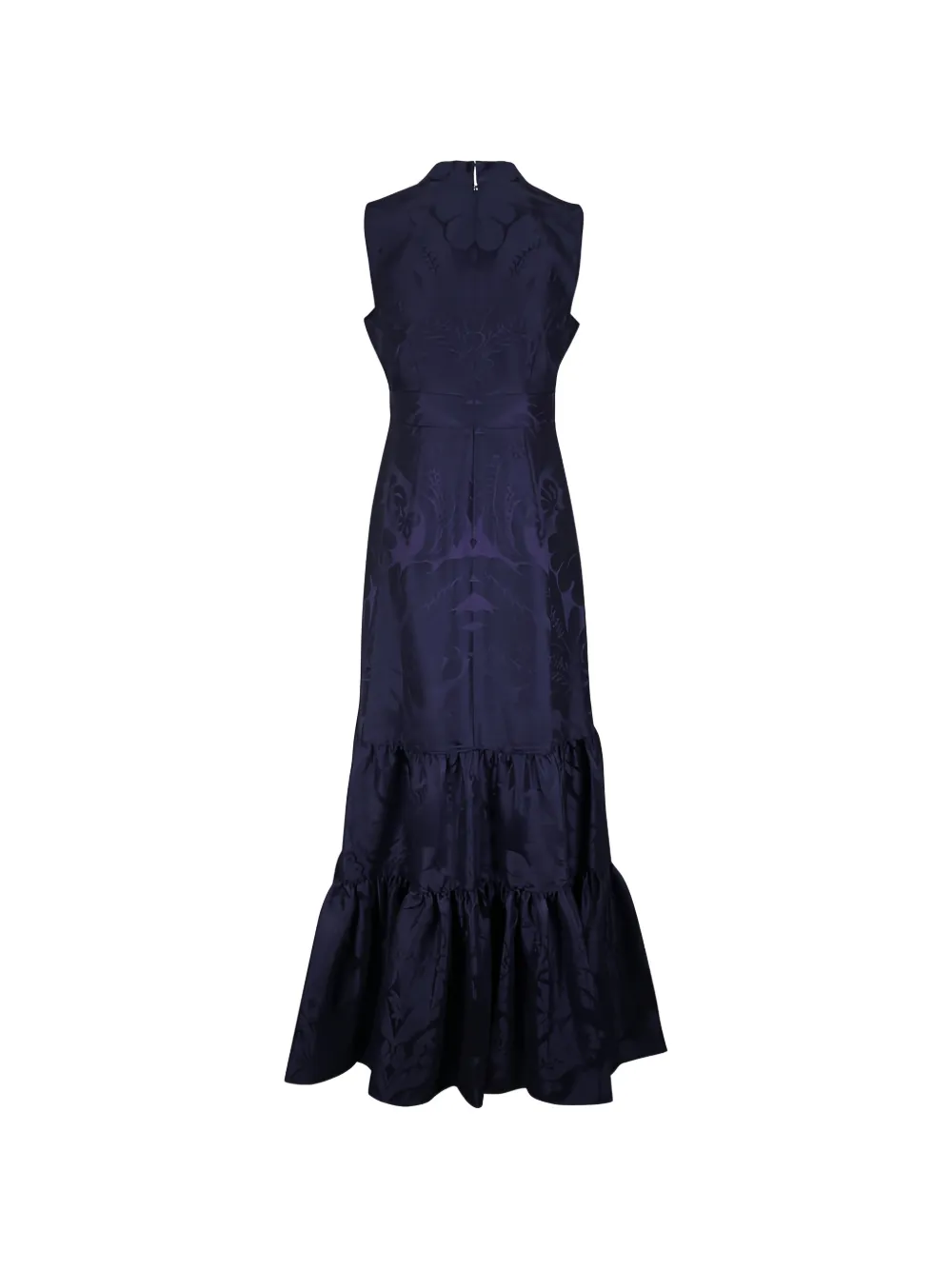 Sachin & Babi Cella maxi-jurk met ruches en V-hals Blauw