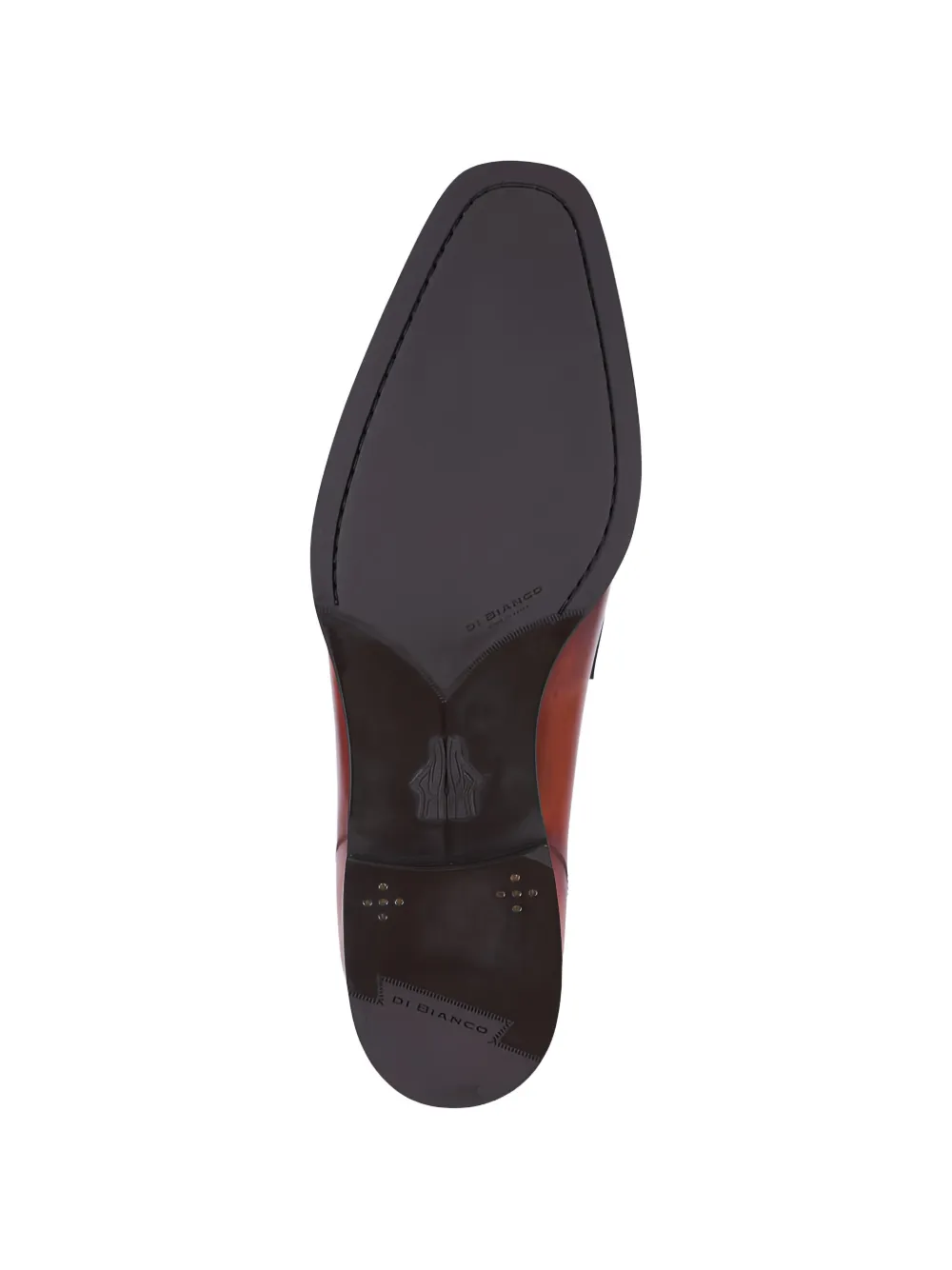 Di Bianco Leren loafers Bruin