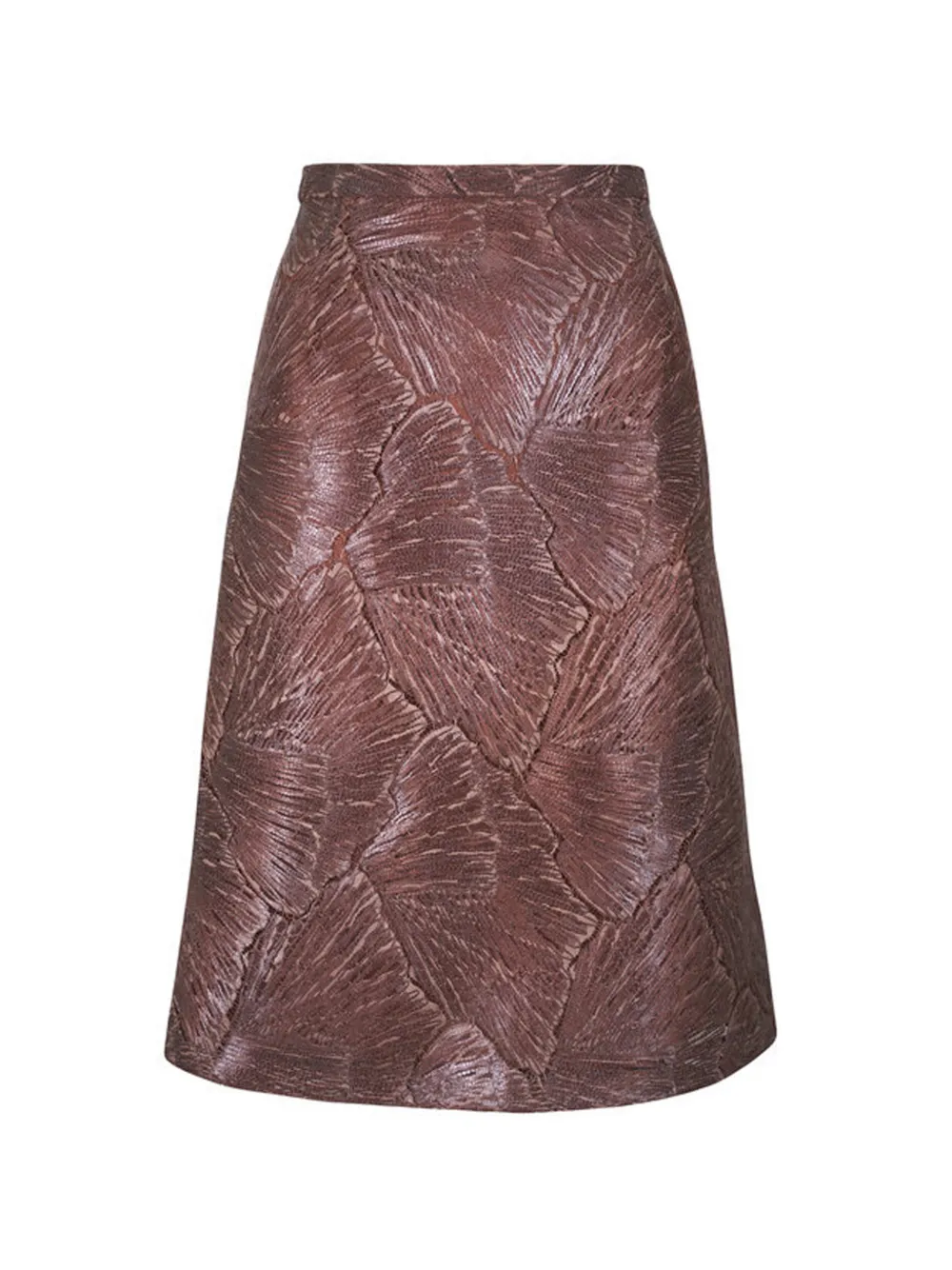 Akris lace skirt - Marrone