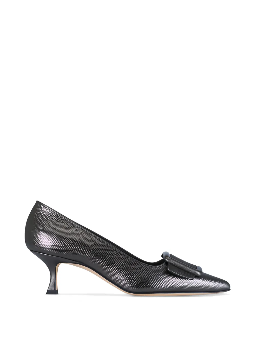 Manolo Blahnik Maysale pumps met vierkante gesp Grijs
