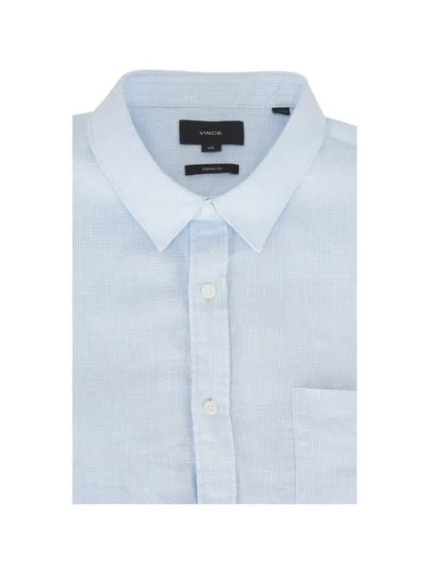 Vince chest-pocket linen shirt