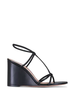 Gianvito Rossi バックルストラップ サンダル | ブラック | FARFETCH JP