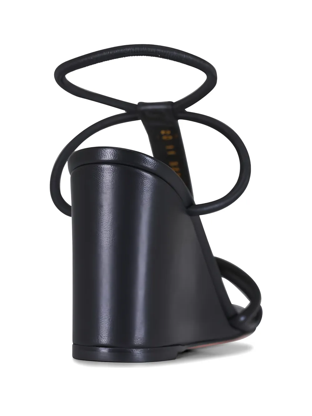 Gianvito Rossi Sandalen met sleehak en bandjes Zwart