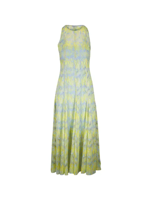 Akris Punto sleeveless print midi dress